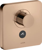 AXOR ShowerSelect Soft Highflow Thermostatbatterie für 1 Verbraucher – Chrom, quadratisch, Select-Button