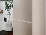 HANSGROHE Hochschrank Xevolos E 1160 mm mit PushOpen, Eiche dunkel/Weiß, grifflos