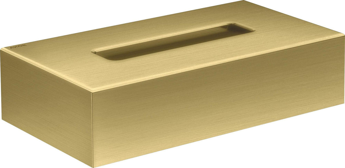 AXOR Universal Circular Kosmetiktuchbox mattweiß – Wandmontage mit verdeckter Befestigung