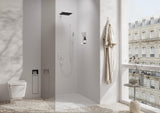 HANSGROHE Brausearm E 390 mm Chrom – Wandmontage mit Rosette
