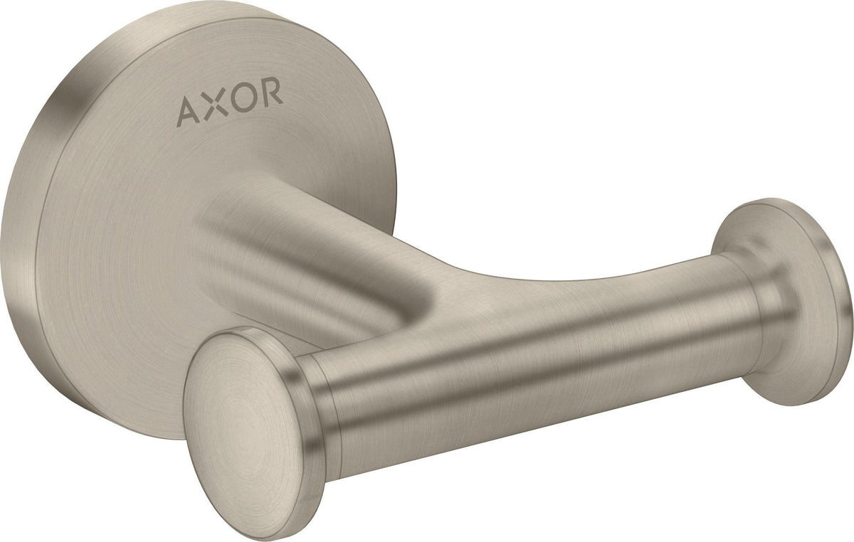 AXOR Universal Circular Handtuchhaken doppelt in brushed bronze – Wandmontage mit verdeckter Befestigung