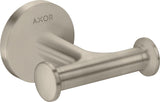 AXOR Universal Circular Handtuchhaken doppelt in brushed bronze – Wandmontage mit verdeckter Befestigung