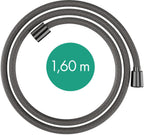 schwarz / brushed black chrome