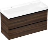 HANSGROHE Xelu Q Waschtischunterschrank 1180 mm weiß hochglanz mit 2 Schubkästen und SoftClose