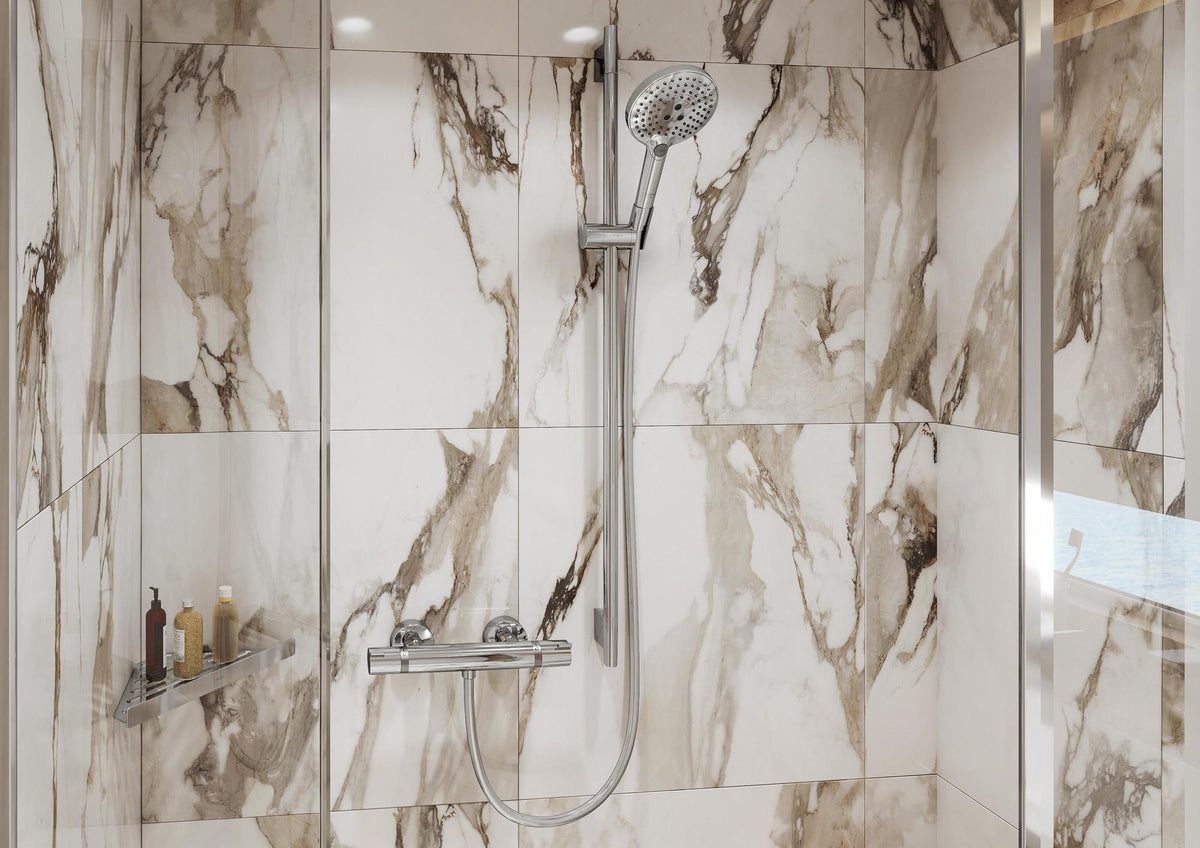 Hansgrohe Raindance Select S 120 3jet Handbrause mit Select-Taste und QuickClean in Chrom