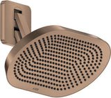AXOR ShowerSphere 2jet Kopfbrause 370x220 mm mit beweglichem Brausearm – PowderRain & Rain Strahl
