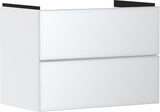 Hansgrohe Xevolos E Waschtischunterschrank 780 mm Eiche Dunkel Mattweiß mit PushOpen und SoftClose