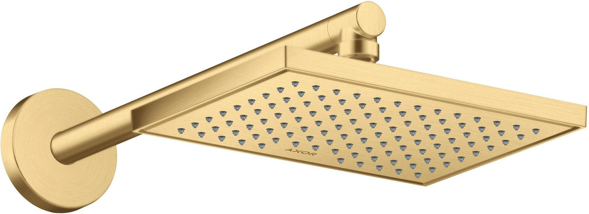 AXOR ShowerSolutions Brausearm 390 mm Chrom – Wandmontage mit Rosette