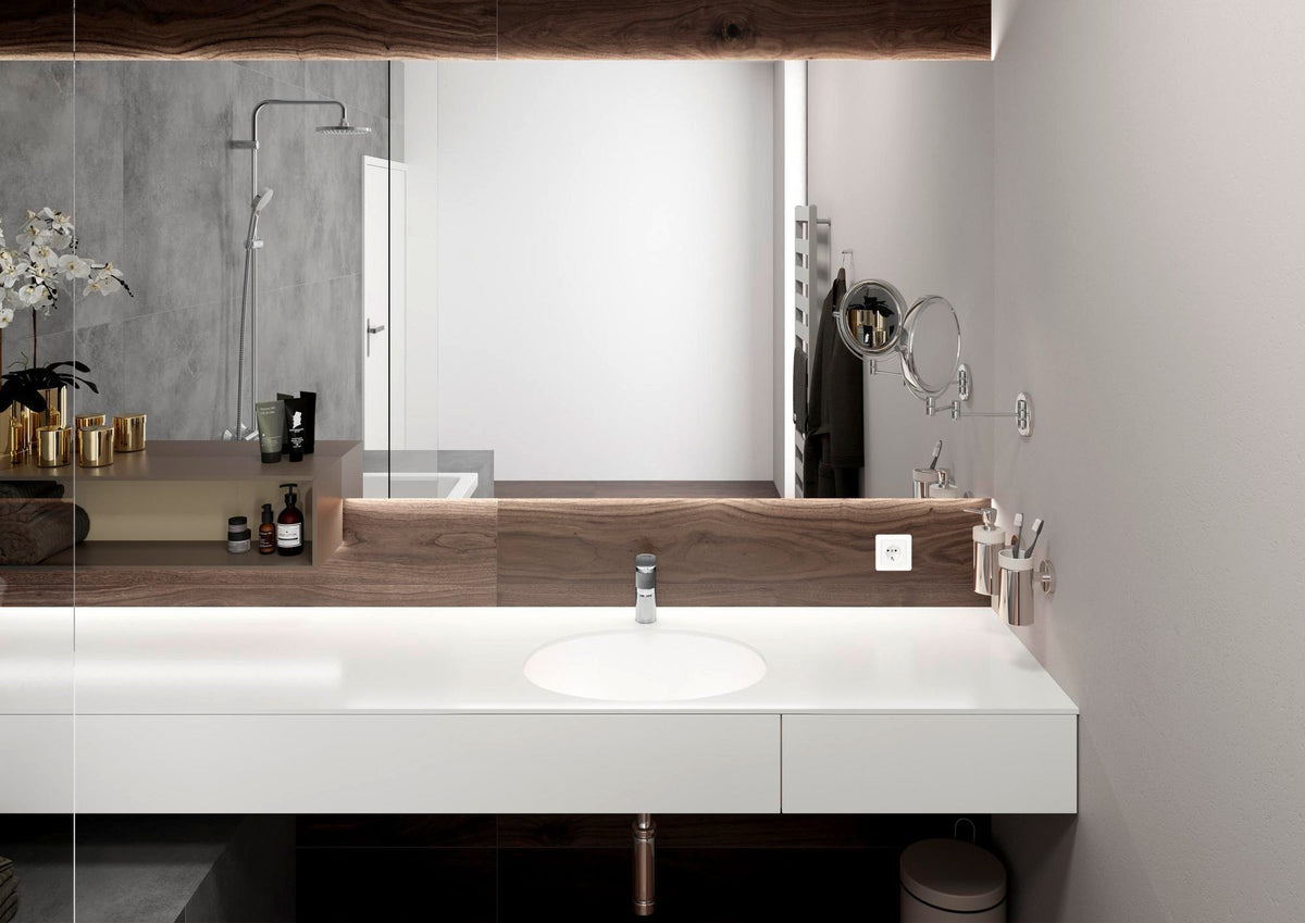 Hansgrohe Vernis Blend 100 Einhebel-Waschtischmischer mit Zugstangen-Ablaufgarnitur, chrom