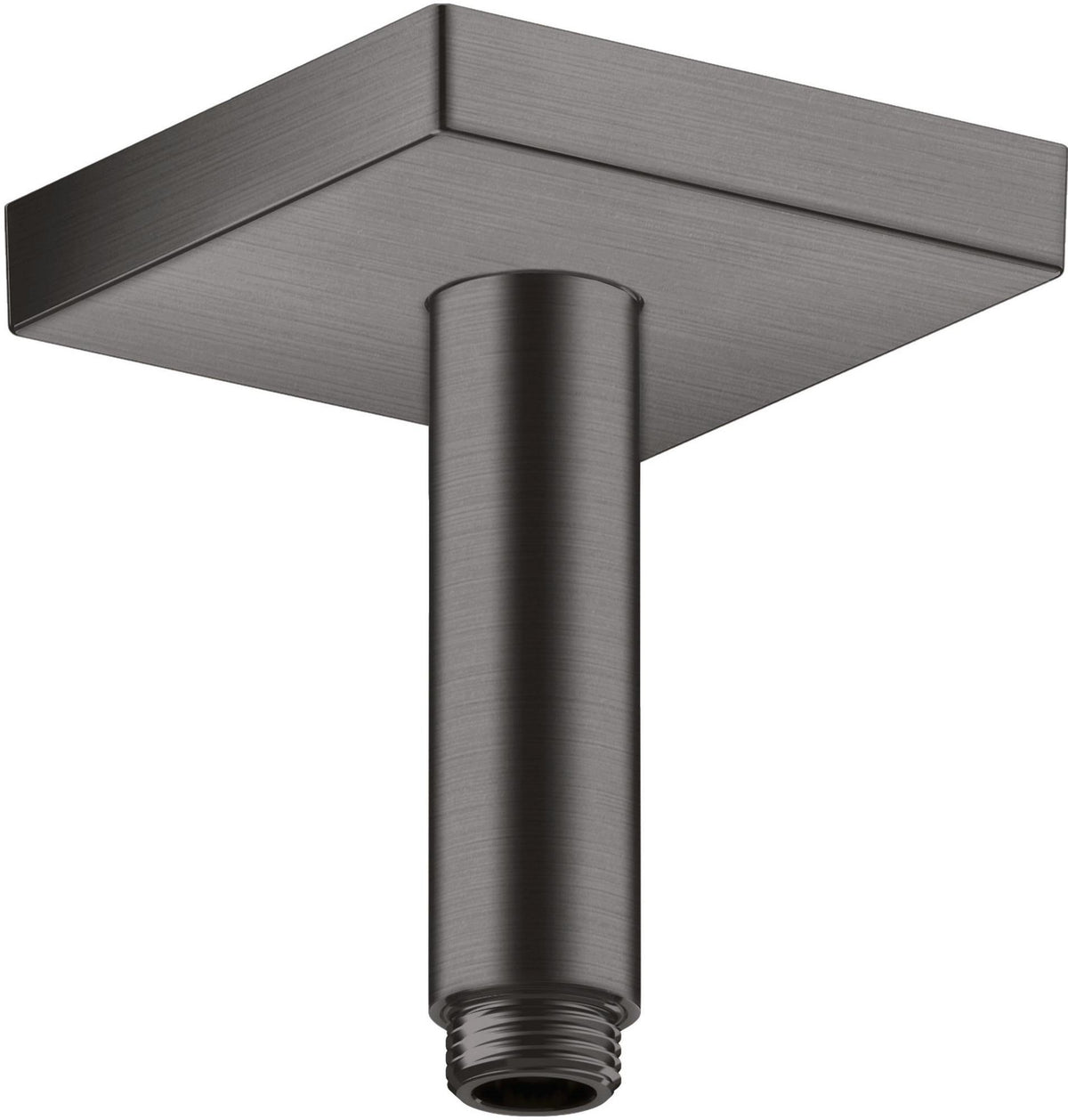 AXOR Decken-Anschlussstück 100 mm DN 15 eckig in Edelstahl-Optik von Hansgrohe