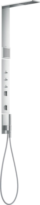 AXOR ShowerComposition Duschpaneel mit Thermostat, Kopf- und Schulterbrause Chrom