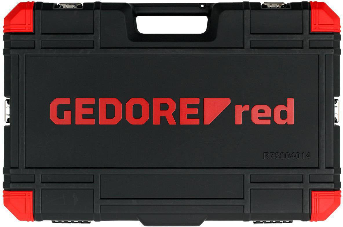 GEDORE RED Steckschlüsselsatz R7800 4014, 14-teilig, 3/4 Zoll, SW 22-50 mm, CV-Stahl, Kunststoffkoffer