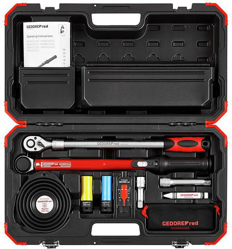 GEDORE RED Radmontageset R68903011 11-teilig mit Drehmomentschlüssel & Teleskopknarre