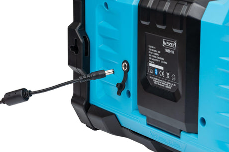 HAZET DAB Radio 9580-10 – 18 V & 230 V Hybrid Baustellenradio mit Bluetooth