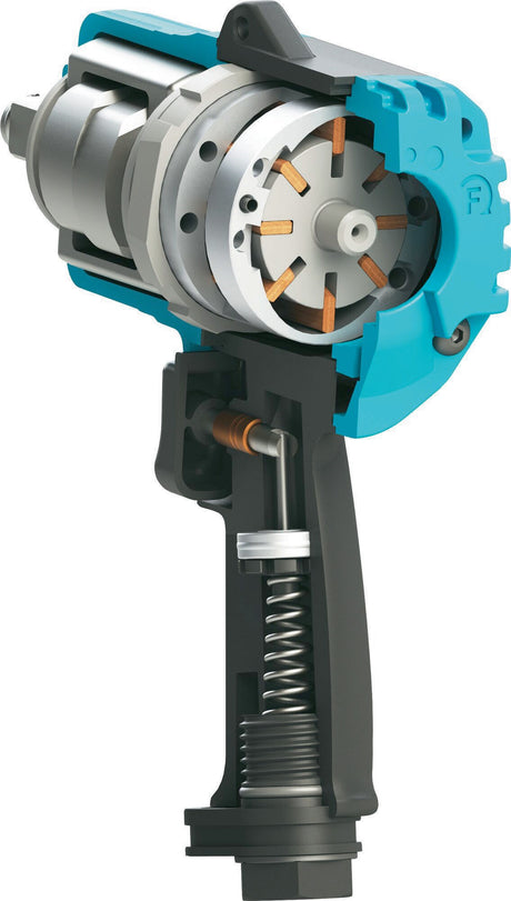 HAZET Druckluftschlagschrauber 9013TT 20 mm (3/4″) A4-kt. 2170 Nm – Twin Turbo Technologie