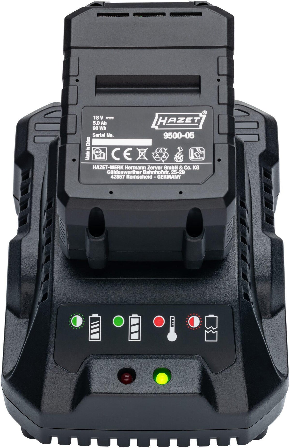 HAZET Akku-Schlagschrauber 9512-600/4 18V 5Ah 406 Nm – Bürstenlos, kompakt, 3 Drehmomentstufen