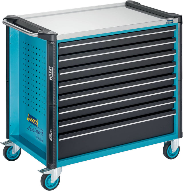 HAZET Werkzeugwagen 179NXXL-8D, 8 Schubladen, 1000 kg, Edelstahl-Arbeitsfläche