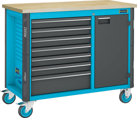 HAZET Werkzeugwagen 179NW-7/230 mit 230-teiligem Werkzeugsatz, 7 Schubladen, 1000 kg