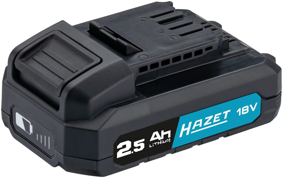 HAZET Akku 9500-025 18 V 2,5 Ah Li-Ion mit LED-Kapazitätsanzeige