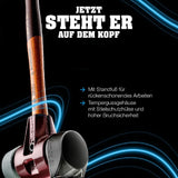 SIMPLEX Schonhammer Plusbox Starterkit von HALDER, 60 mm Kopf, Gummi/Superplastik, lackierter Holzstiel