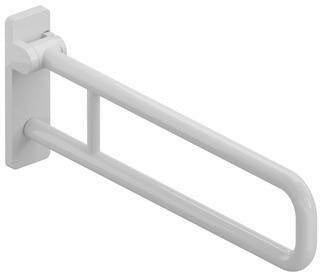HEWI Stützklappgriff Serie 801, 750 mm, Metallkern, senfgelb