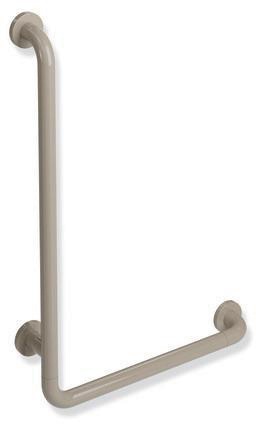HEWI Winkelgriff Serie 801, senfgelb, 500 x 750 mm, Polyamid mit Stahlkern, links/rechts montierbar