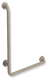 HEWI Winkelgriff Serie 801, senfgelb, 500 x 750 mm, Polyamid mit Stahlkern, links/rechts montierbar