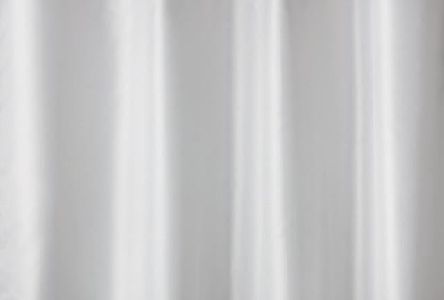 HEWI Duschvorhang Dekor 80, uni weiß, Polyester, 1400 x 2000 mm, mit Edelstahlösen