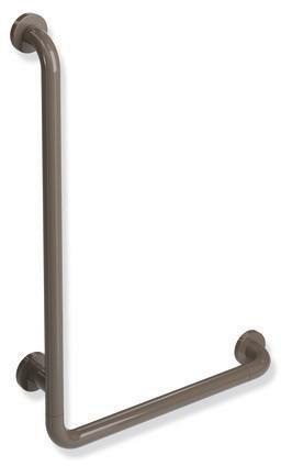 HEWI Winkelgriff Serie 801, senfgelb, 500 x 750 mm, Polyamid mit Stahlkern, links/rechts montierbar