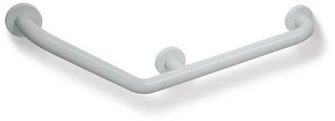 HEWI Winkelgriff Serie 801, 135°, Senfgelb, 620 mm, mit Stahlkern – Barrierefreie Wandstütze
