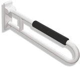 HEWI Stützklappgriff Serie 801 drehbar, 900 mm, mit Armpolster senfgelb