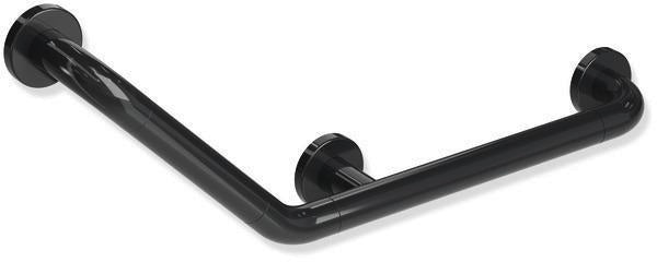 HEWI Winkelgriff Serie 801, 135°, Senfgelb, 620 mm, mit Stahlkern – Barrierefreie Wandstütze