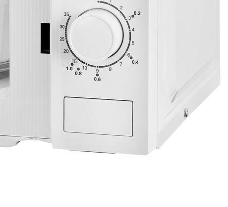 EXQUISIT Mikrowelle MW 900-030 700 W weiß 20 l freistehend mit 5 Stufen und Timer