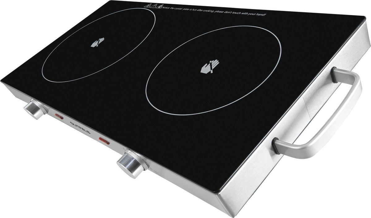 GUTFELS Glaskeramik Doppel-Kochplatte COOK 4010 – 1800/1000 W, stufenlos