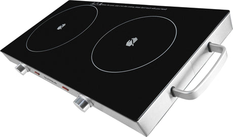 GUTFELS Glaskeramik Doppel-Kochplatte COOK 4010 – 1800/1000 W, stufenlos