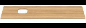 Ideal Standard i.life B Waschtischplatte 1202x507x18 mm Weiß Matt mit Ausschnitt links
