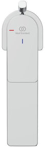 Ideal Standard Edge Waschtischarmatur Slim mit Ablaufgarnitur, 5 l/min, BlueStart, Chrom