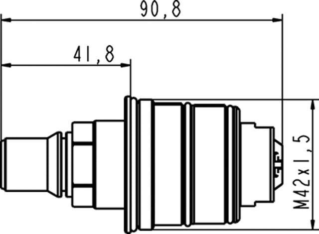 Ideal Standard JADO Thermoelement für UP-Thermostat G3/4 – Ersatzteil der Serie JES