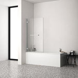 Ideal Standard i.life Falttür mit Handtuchstange 900 mm rechts, Sicherheitsglas, Aluminium Silber