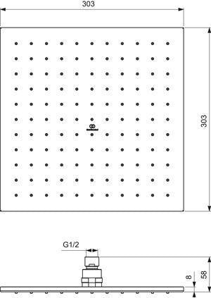 Ideal Standard Ceratherm C100 Armaturen-Bundle UP Thermostat Magnetic Grey