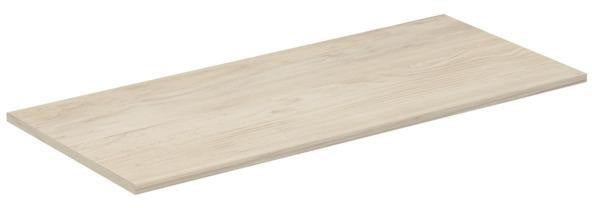 Ideal Standard Holzkonsole Connect Air für US 600 mm, 604x442x18 mm, Eiche grau Dekor & Weiß matt
