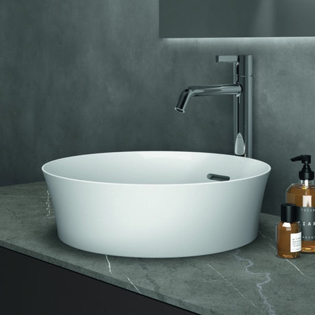 Ideal Standard Waschtischplatte Conca aus Keramik 1202x505x6 mm in Pietra Grau