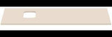 Ideal Standard i.life B Waschtischplatte 1202x507x18 mm Weiß Matt mit Ausschnitt links