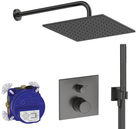 Ideal Standard Ceratherm C100 Armaturen-Bundle UP Thermostat Magnetic Grey