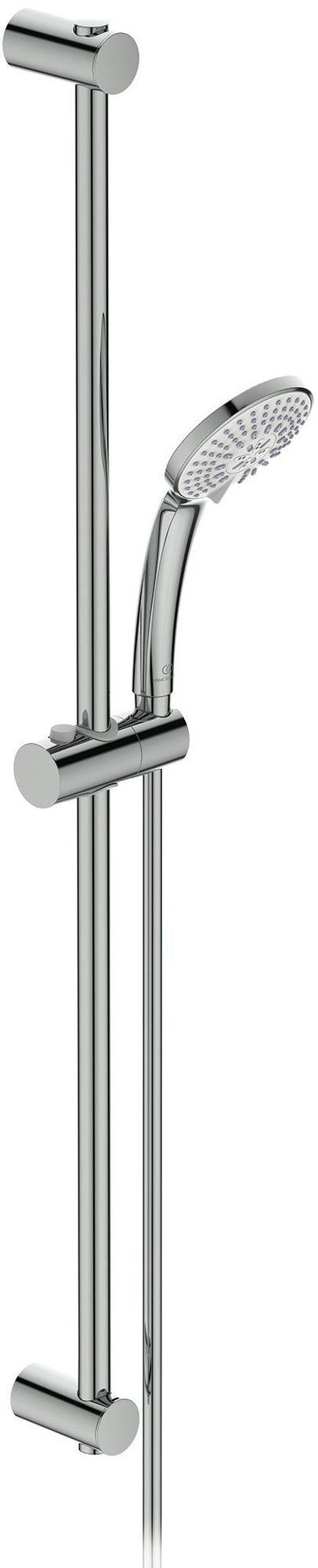 Ideal Standard Ceraplan Armaturen-Bundle mit Waschtischarmatur, Brausearmatur und Brausekombination in Chrom