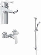 Ideal Standard Ceraflex Armaturenpaket Chrom – Waschtisch- & Brausearmatur mit Brausekombination