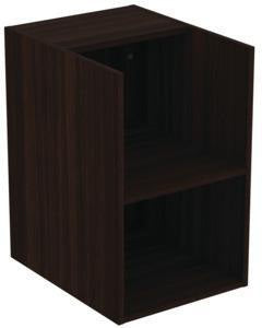 Ideal Standard i.life B Möbel-Set 120 cm – 2 Auszüge, 2 offene Fächer, Chrom/Weiß matt
