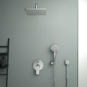 Ideal Standard Idealrain Wandanschluss 300 mm Chrom – Aufputz Kopfbrauseanschluss mit Rosette