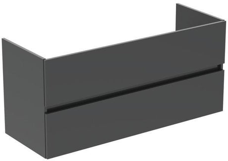 Ideal Standard Eurovit+ Möbelpaket mit Waschtisch 51 cm, Unterschrank 50 cm und 2 Auszügen in Grau