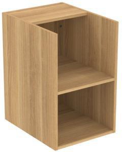 Ideal Standard i.life B Möbel-Set 120 cm – 2 Auszüge, 2 offene Fächer, Chrom/Weiß matt